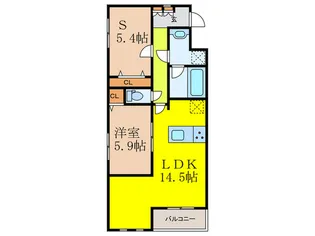 Casa Coco【3階】の間取り