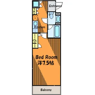 ステージファースト蒲田アジールコート【2階】の間取り