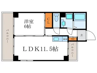 シャト-・ル・ロシェ【5階】の間取り
