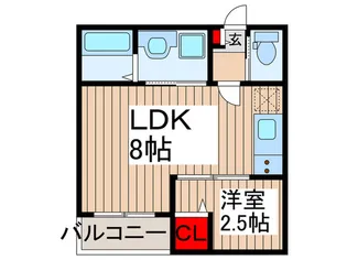 Jack yoshinoI【1階】の間取り