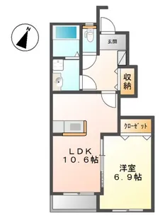 ソラーナ【1階】の間取り