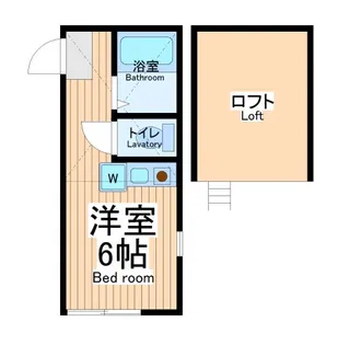 ユナイト桜本マーキュリーストリート【2階】の間取り