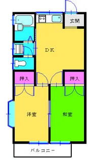 第12コーポ三京【2階】の間取り