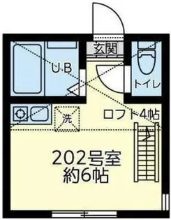 ユナイト上星川ジーポップストリート【2階】の間取り