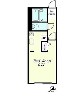アーバイル武蔵小山【2階】の間取り