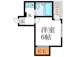 シルビア21【4階】の間取り