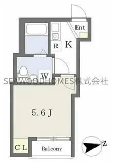プライムレーベル追浜【1階】の間取り