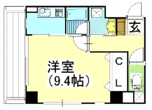 リヴィエール ヴェルト【4階】の間取り