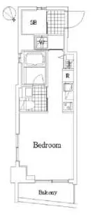 ザレジデンスオブトーキョーTY16【4階】の間取り