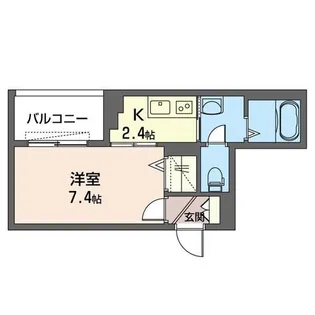 グラース八重咲【3階】の間取り