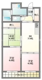 グロリーハイツ常盤【2階】の間取り