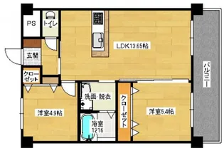 VILLAしばさき【4階】の間取り