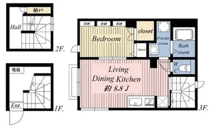ハイムパイン【3階】の間取り