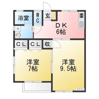 コラム池脇【2階】の間取り