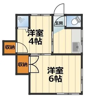 メゾンHIGA小田栄【1階】の間取り