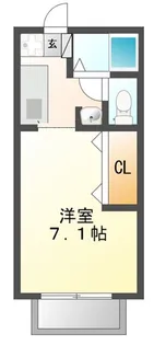 ファーストエコーB【2階】の間取り