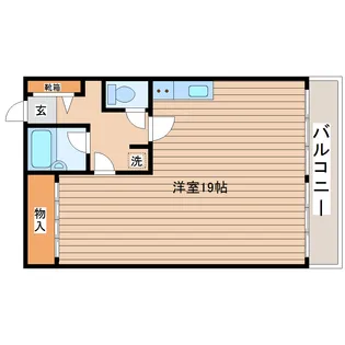 ハイマート小松島【3階】の間取り