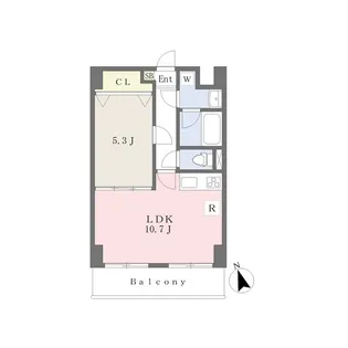 アリオーソ・フラーゼ【6階】の間取り