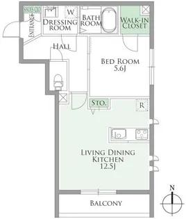 エクラージュ南【2階】の間取り