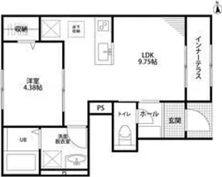 リーブルファイン木曽川町【1階】の間取り