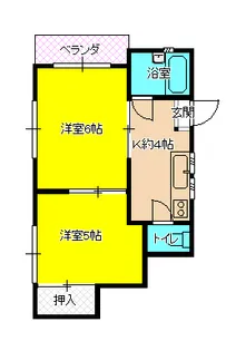セサミハウス【1階】の間取り