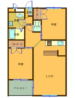 プラザ本牧元町【3階】の間取り