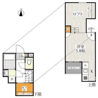 CB鳥栖エデン【1階】の間取り