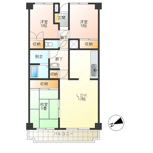 コーポ青木【2階】の間取り