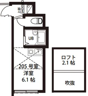 中落合TERRACE (中落合テラス)【2階】の間取り