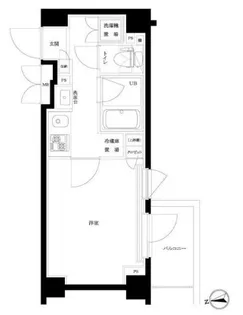 ルーブル東蒲田七番館【1階】の間取り