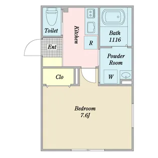 Lien八乙女【1階】の間取り