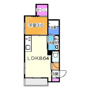 REGALEST堺東【2階】の間取り