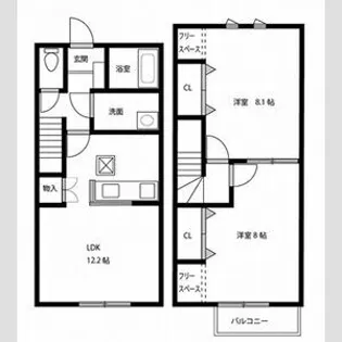 Forest gardenの間取り