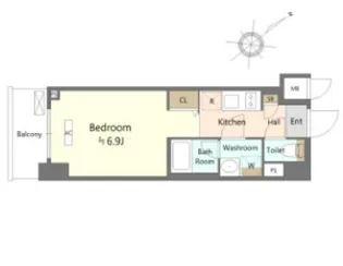 ZOOM横濱EAST【7階】の間取り