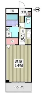 ベルフロースト【0】【2階】の間取り