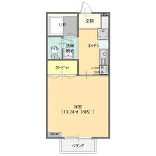 ガイア21【1階】の間取り