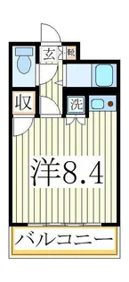 エスポワールトミタ【2階】の間取り