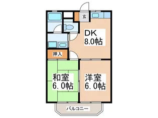 コ-ポヤマト【3階】の間取り