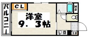 リブジョイみのしま【5階】の間取り
