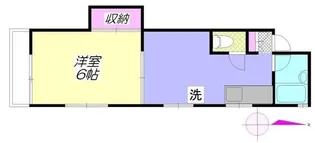 コーポスズキ【2階】の間取り