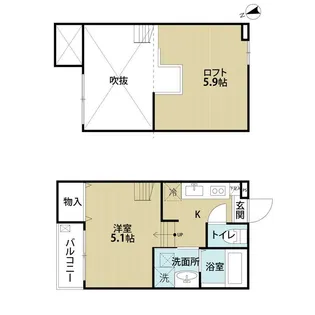 グランスイート【2階】の間取り