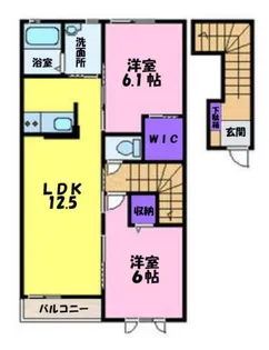 グリーン・ヴィラ F【2階】の間取り