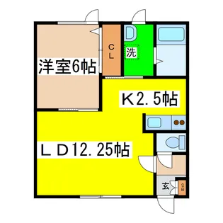 ケイズステーブル【1階】の間取り