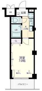 芦花公園エクセル2【3階】の間取り