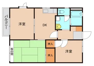 プロスペールME【2階】の間取り