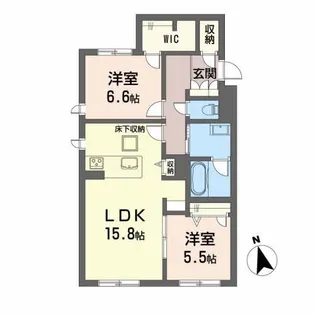 シャーメゾンステージ時津町【1階】の間取り