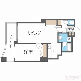 シティタワー円山神宮鳥居前【10階】の間取り