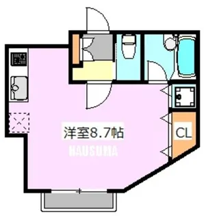 グランシャレー神谷【1階】の間取り