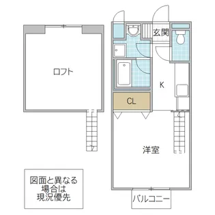 フレンズ上水戸【1階】の間取り