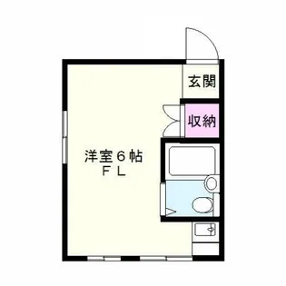 コーポ富士【1階】の間取り
